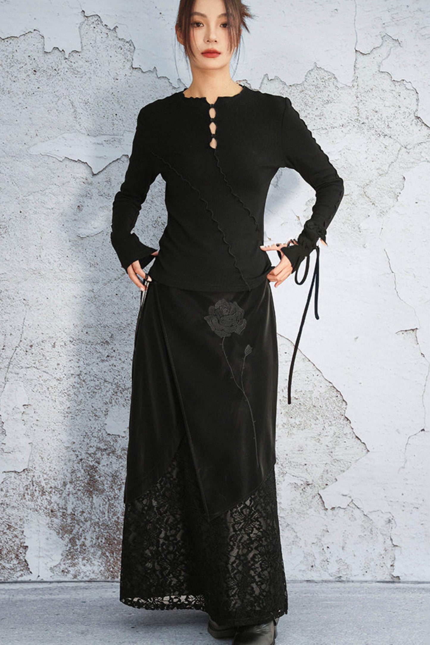 Ribbed Brushed Knit Sweater