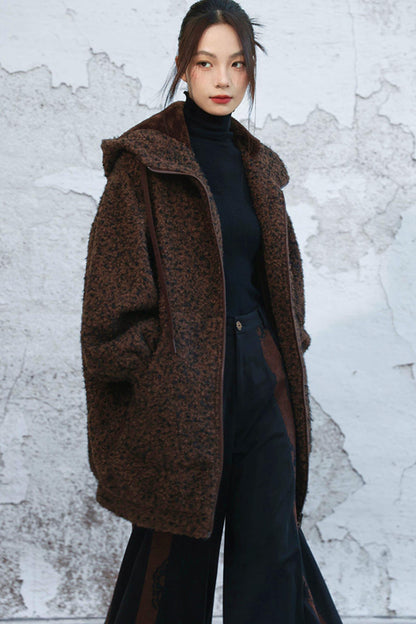 Popcorn lantern sleeve jacket