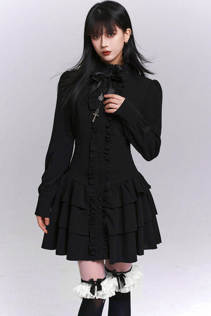 Ghost Girl Black Dress