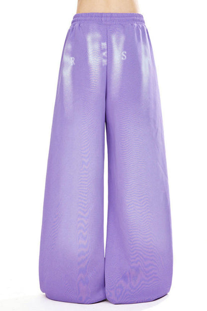 Osh Print Loose Sweatpants