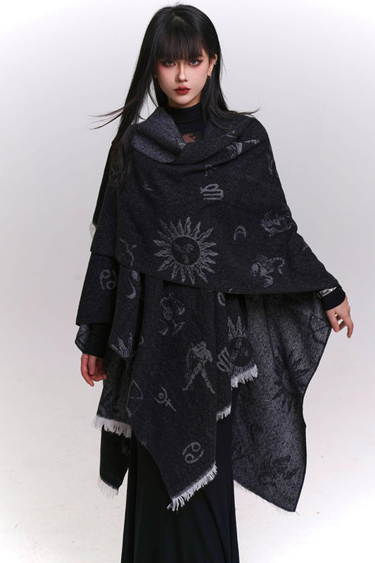 ゴシックモードケープショール
