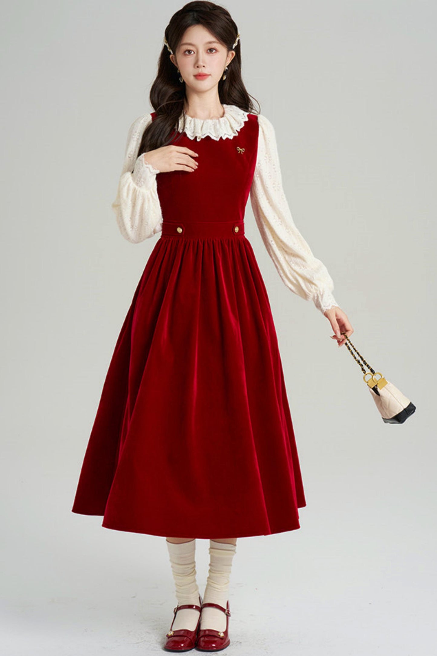 Elegant Winter Vest Dress + Top