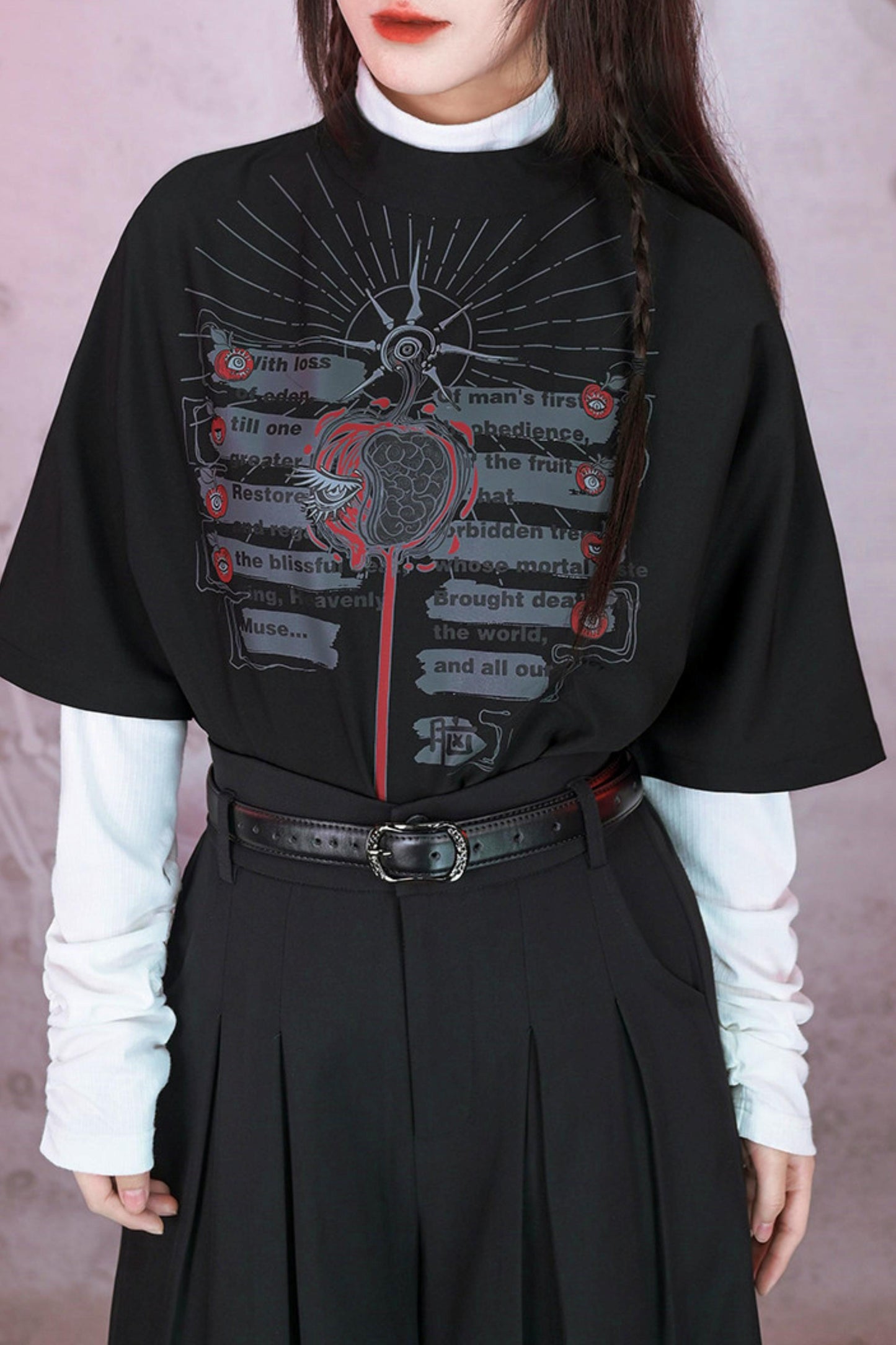 Vintage-geschnallter Ledergürtel