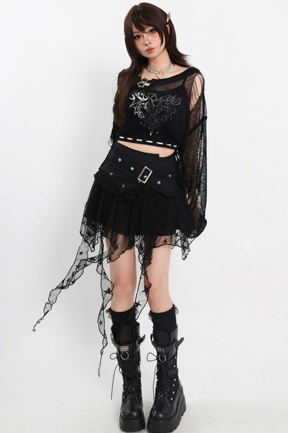 Decadent Cyber Knit Cami Set