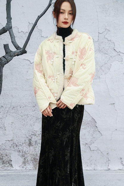 Coy Embroidered Cotton Jacket