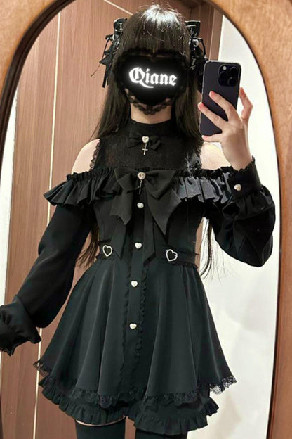 Mass-Produced Style Starlight Ruffle Dress