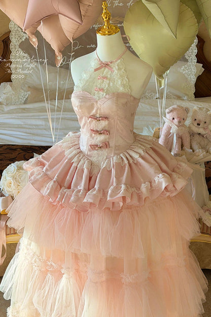Romantic Pink Princess Dress (Pre-order)