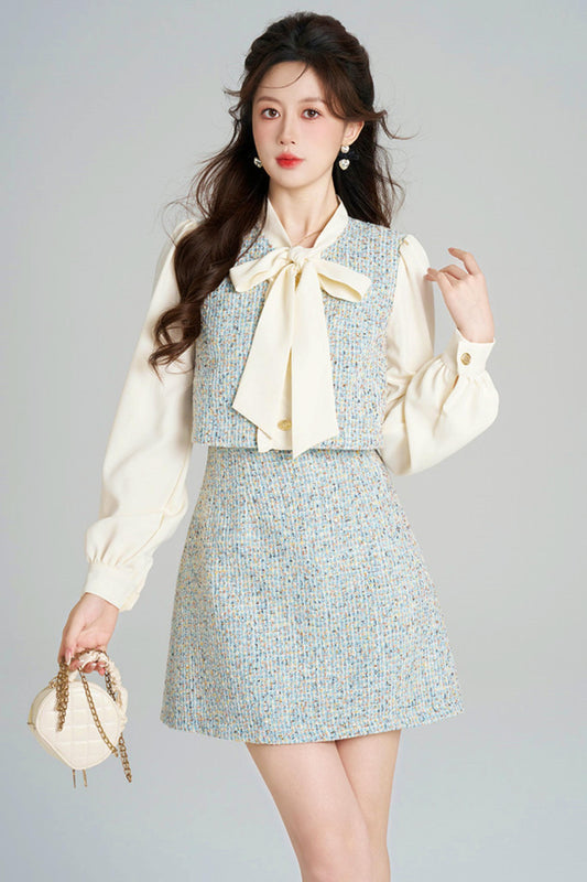 Rich Girl Tweed Style Dress