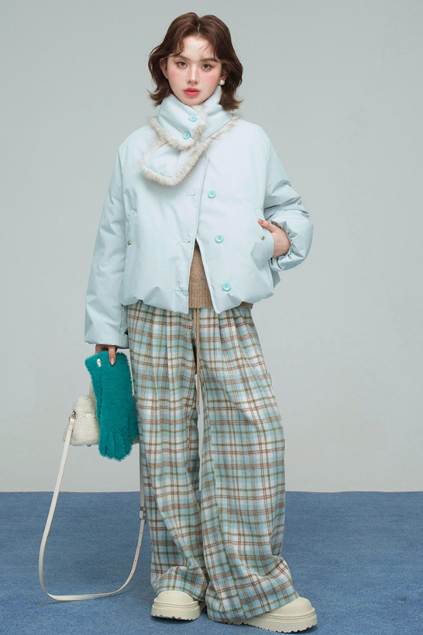 アトモスフェリックスノープレイドパンツ