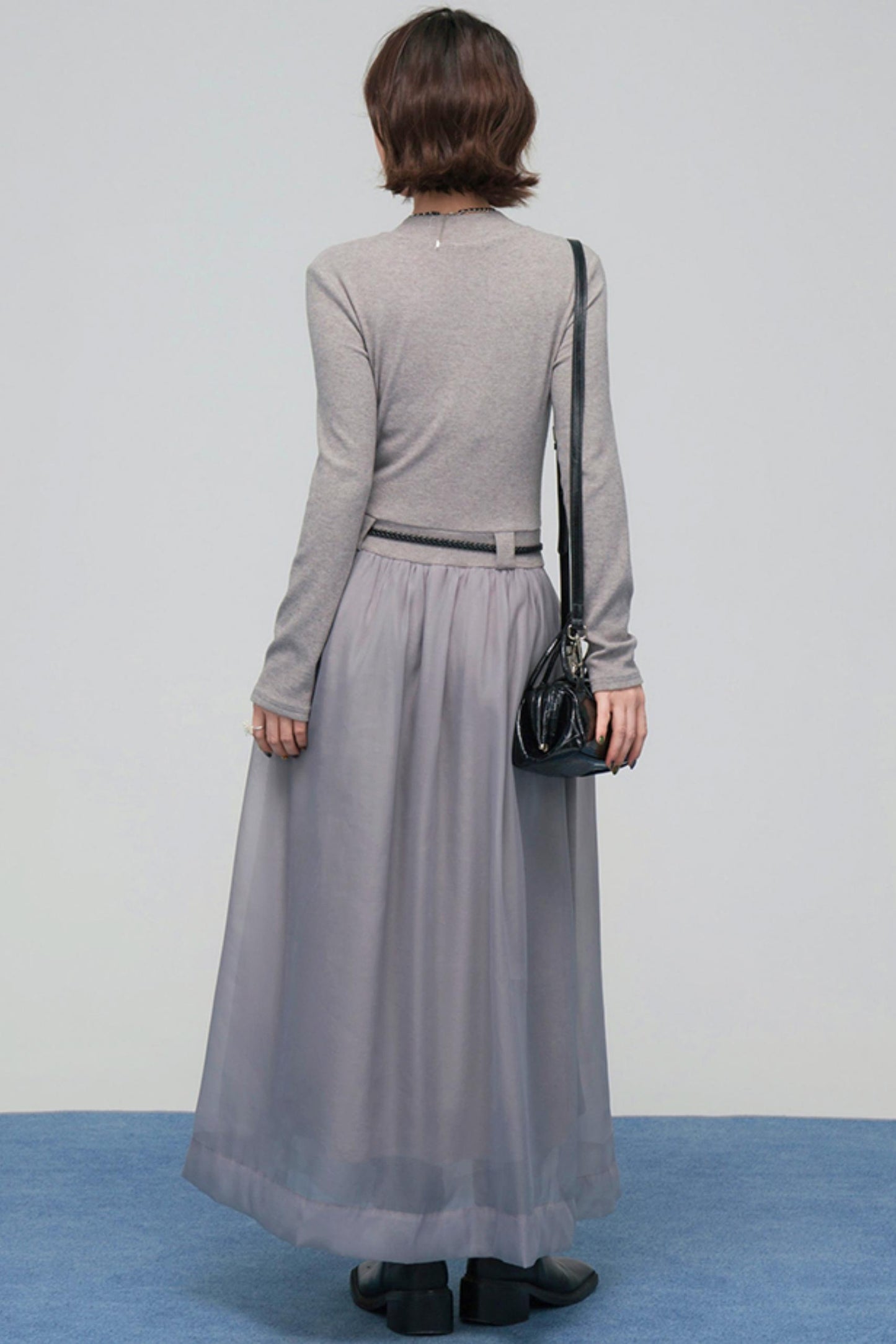 ミスティモードチュールロングドレス