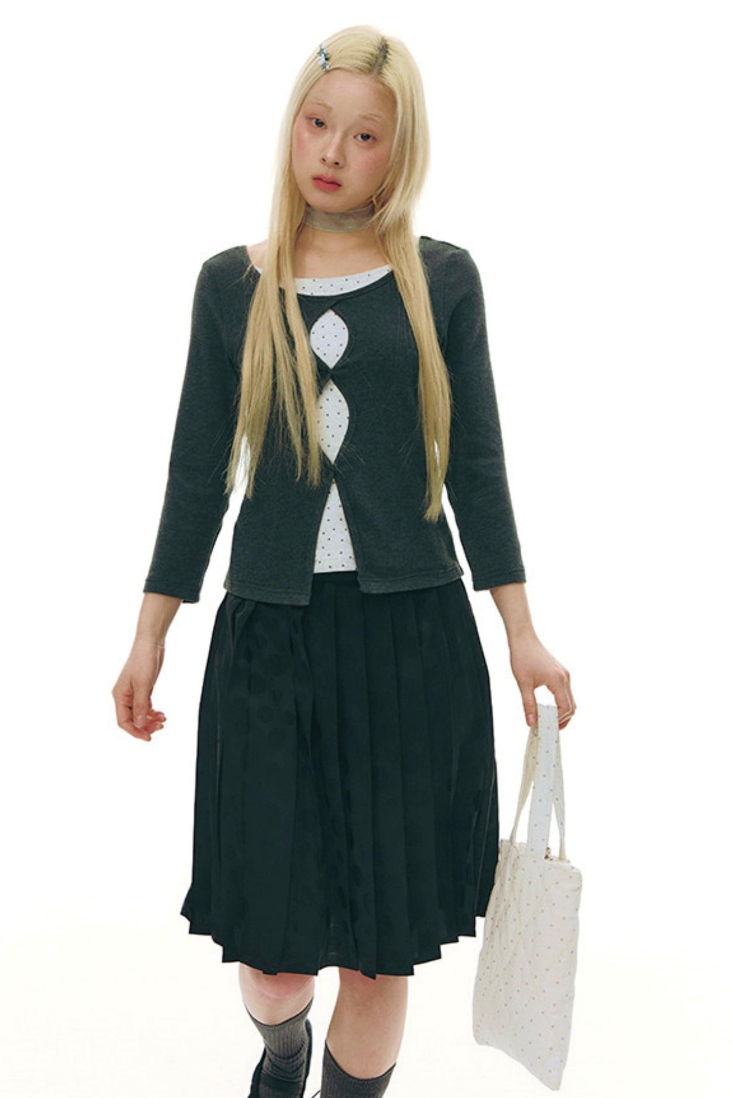 Cut-Out Design Slim Top