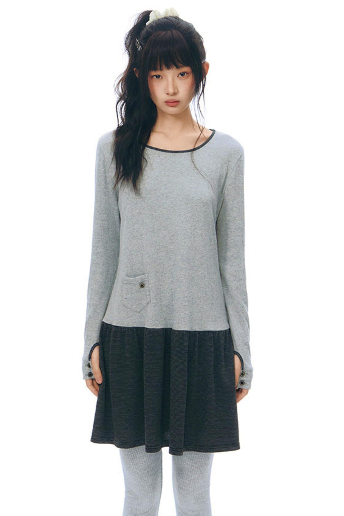 Y2Kロングスリーブワンピース