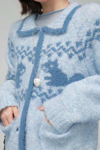 ジェジュアイランドスクイレルカーディガン