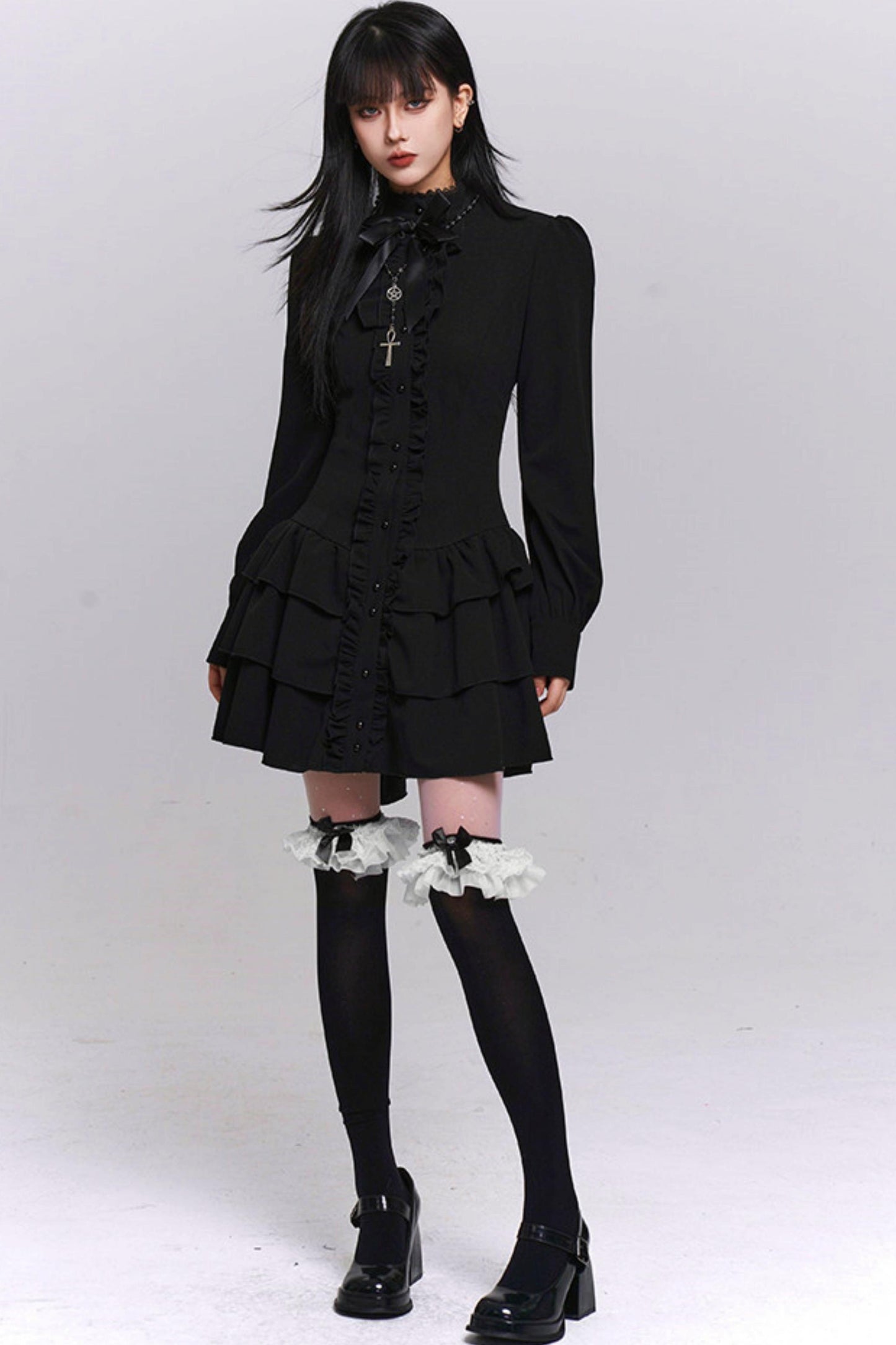 Ghost Girl Black Dress