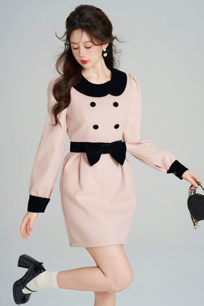 French Retro Sweet Dress