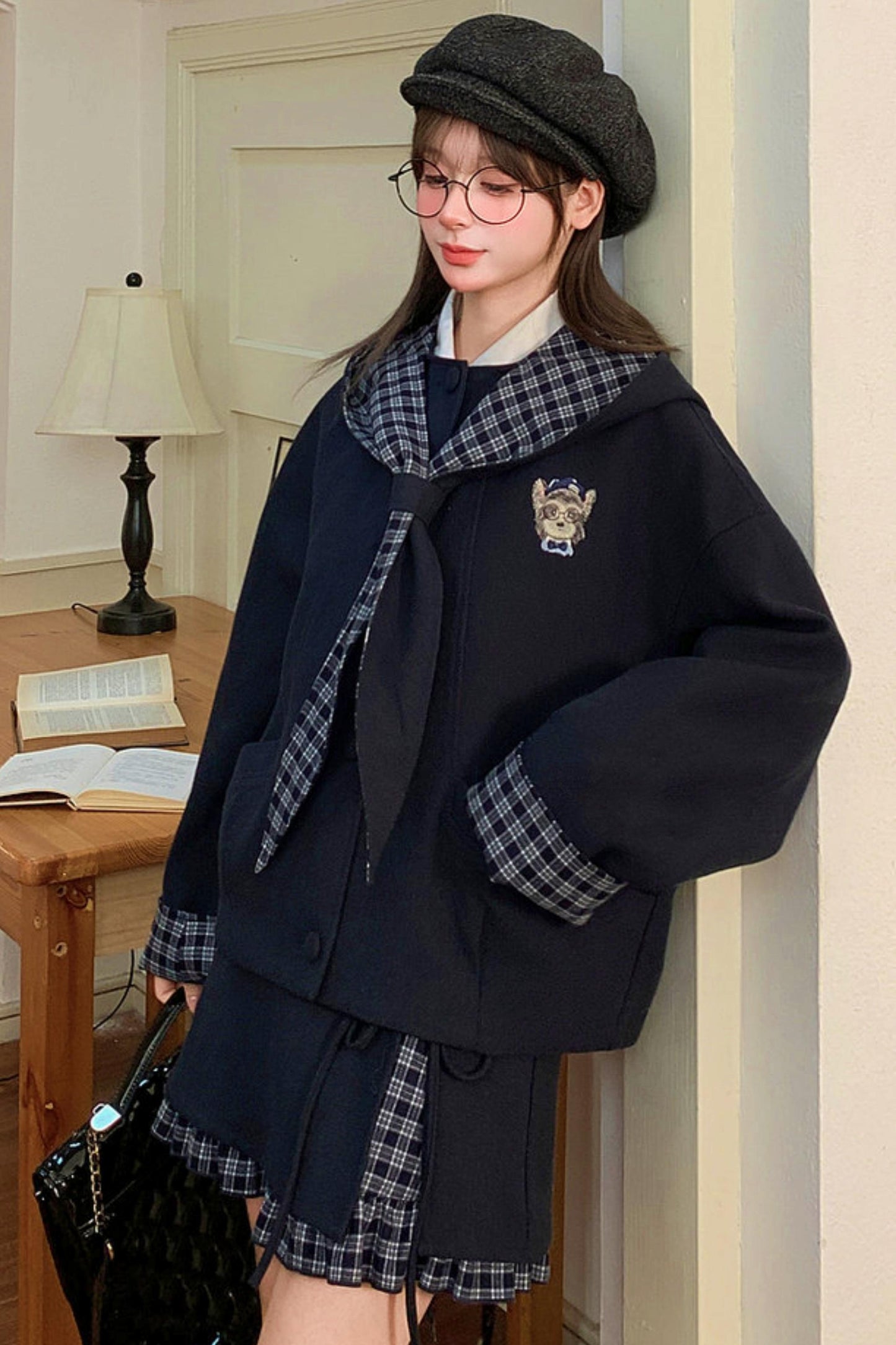 Tribal Patchwork Hooded Jacket