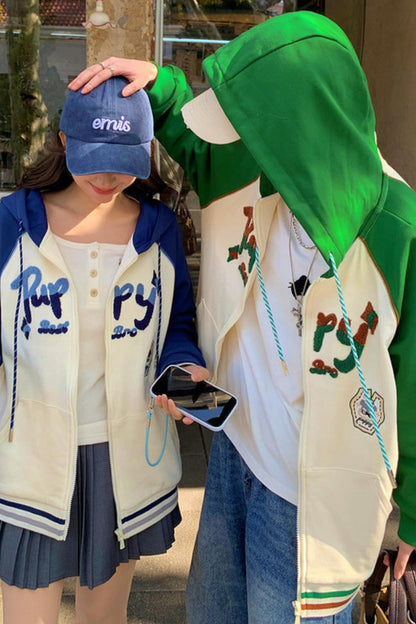 Mori Embroidered Hooded Jacket