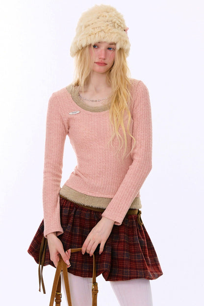 American Retro Slim Tops