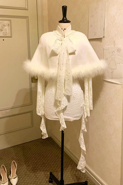 Sweet girly shawl cape