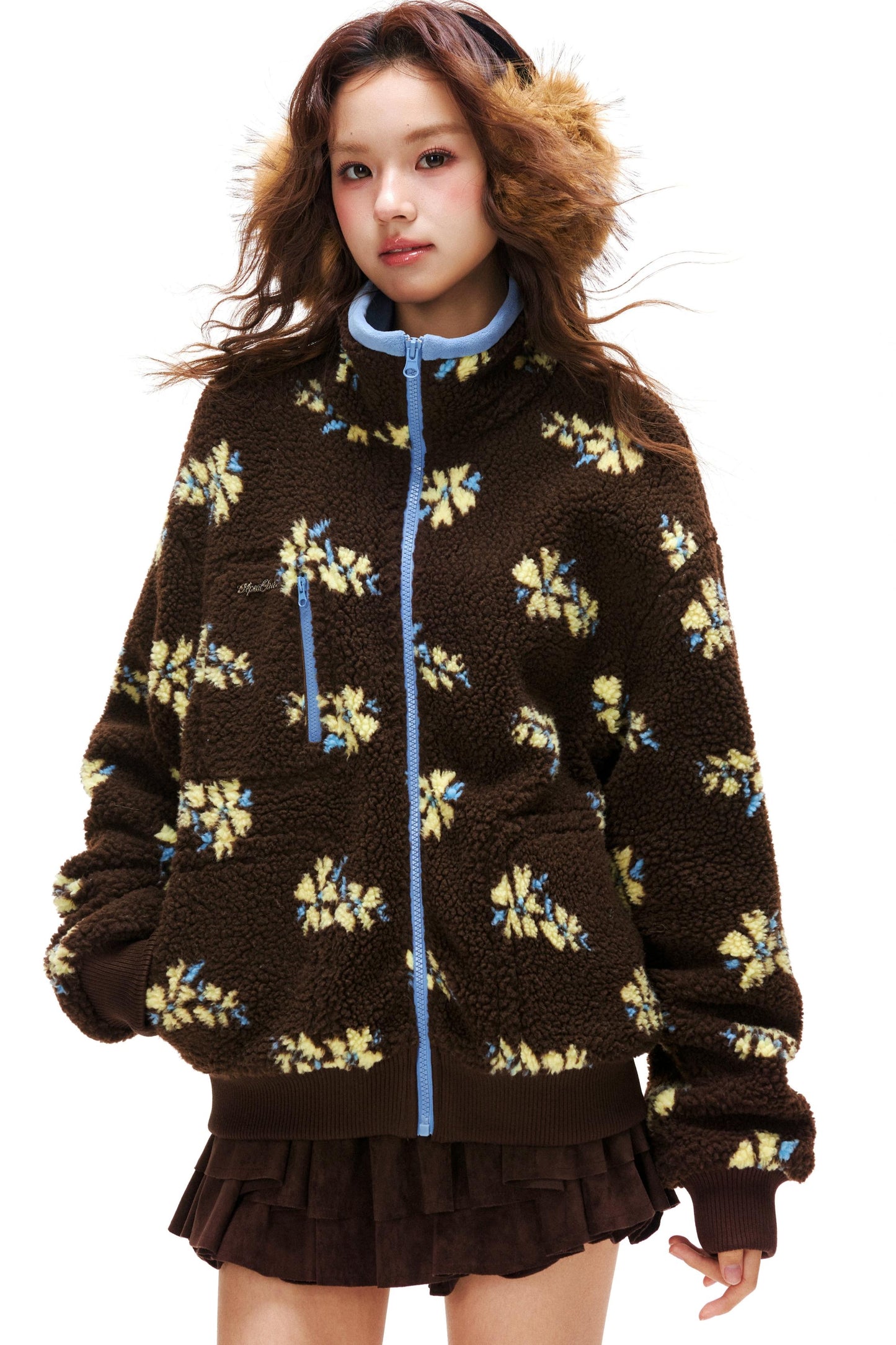 レトロフラワーフェアアイルジャケット