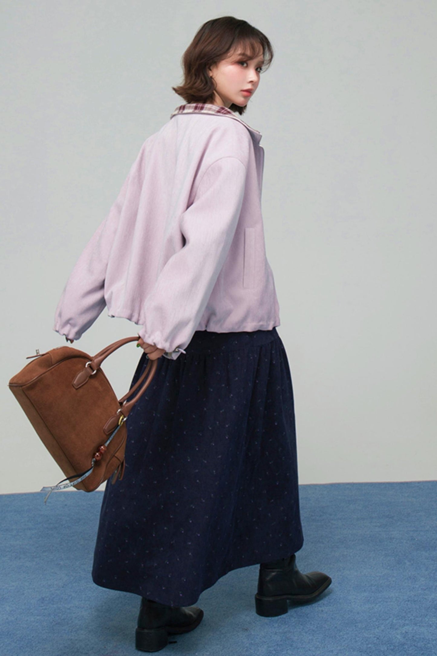 リバーシブルパズルチェックジャケット