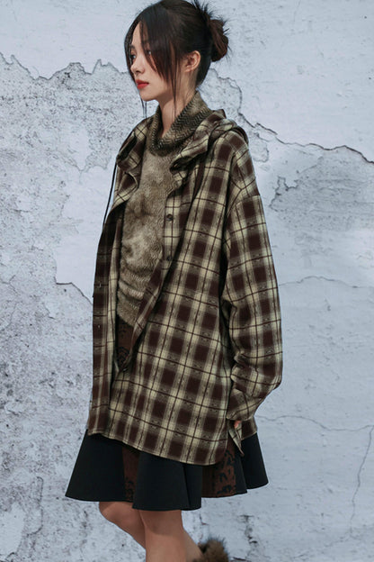 モードフードチェックトップス