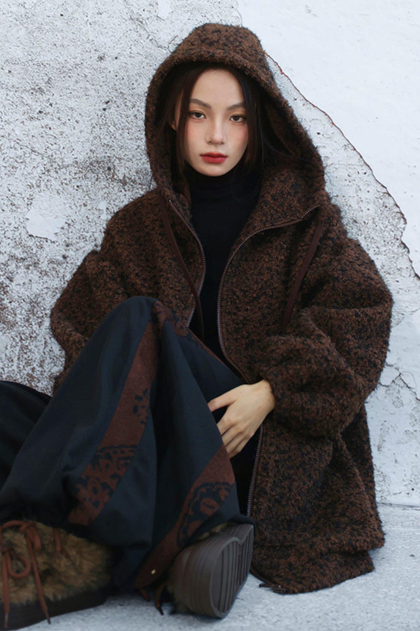 Popcorn lantern sleeve jacket