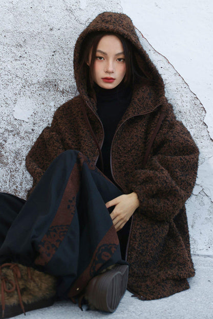 Popcorn lantern sleeve jacket