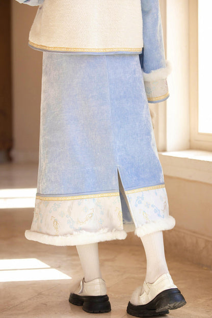 レトロチャイナロングスカート