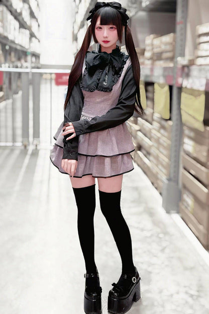 地雷系ロゴリボンワンピース