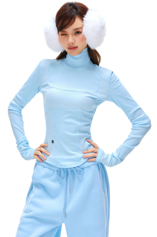 Slim Basic Turtleneck Top