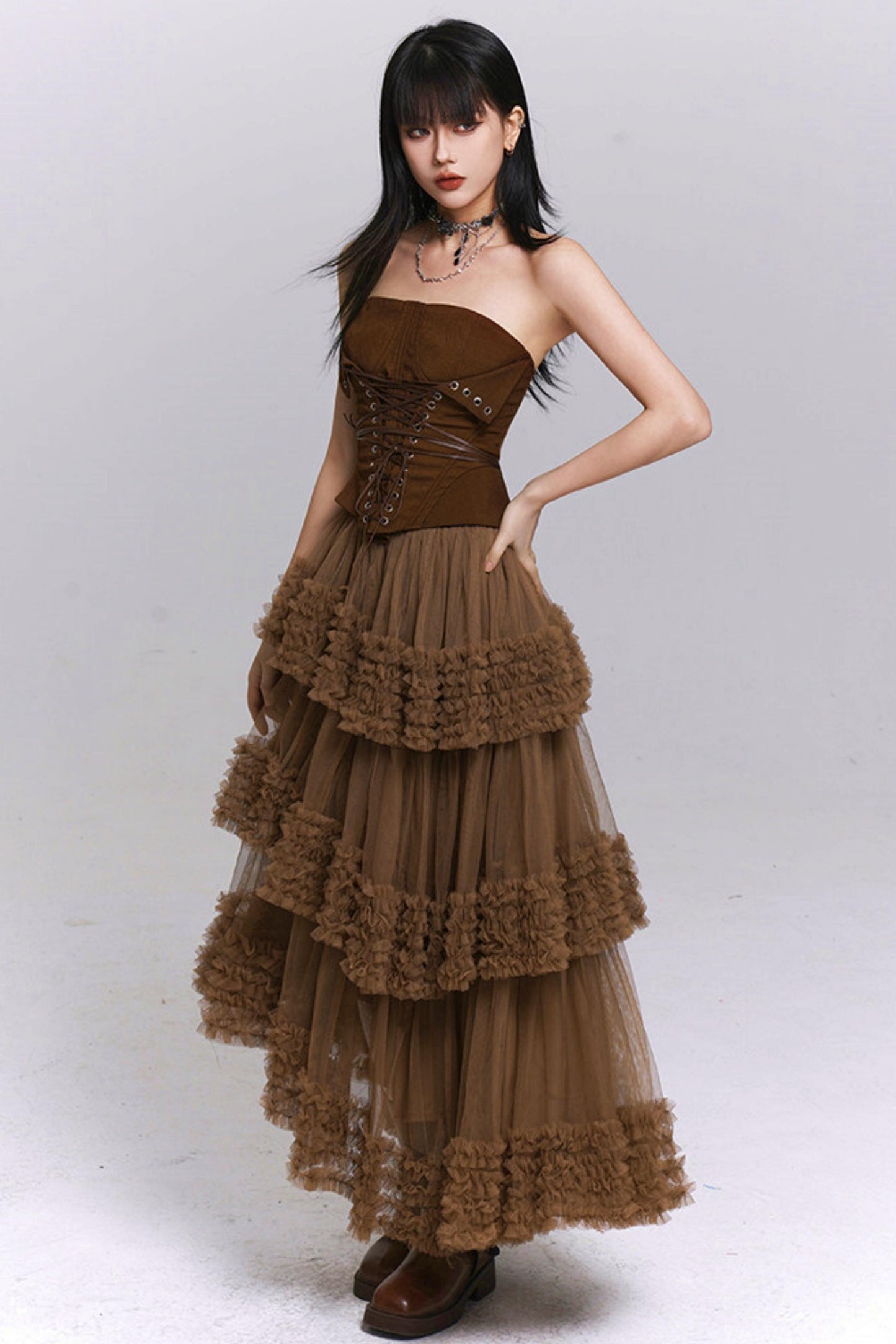 Lace Fluffy Cake Skirt