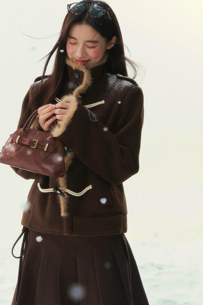 Retro Oak Horn Button Jacket