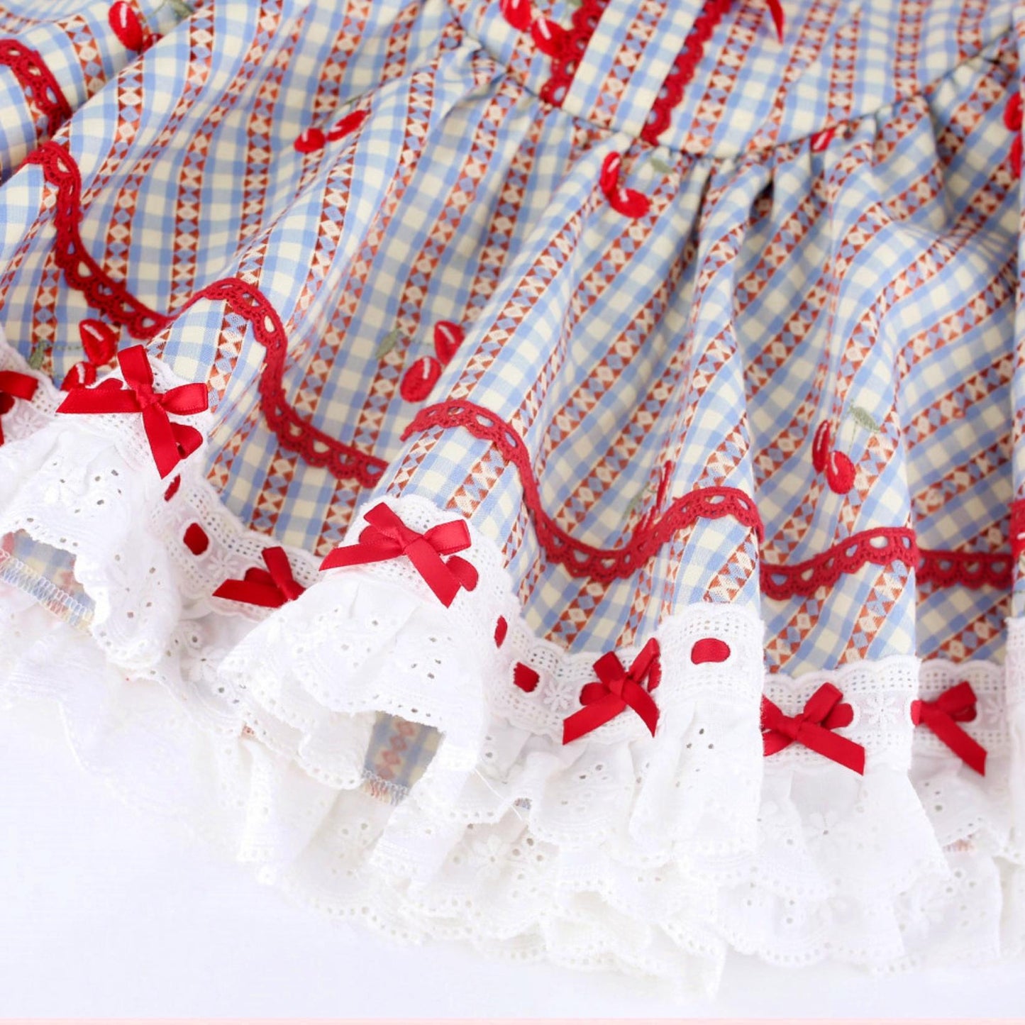Cherry Ribbon Sugar Dress + Culottes
