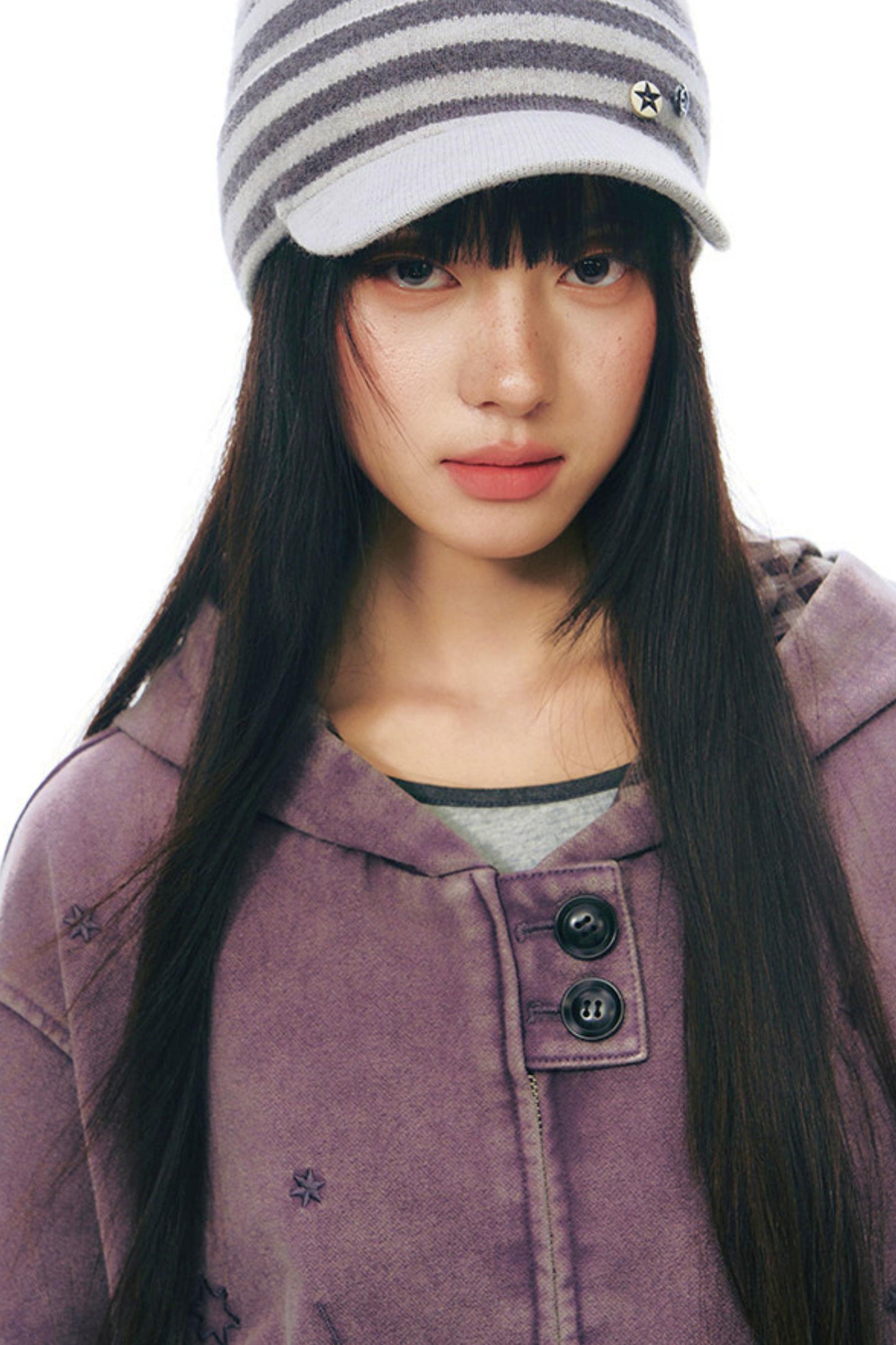 ボーダーニットキャップ