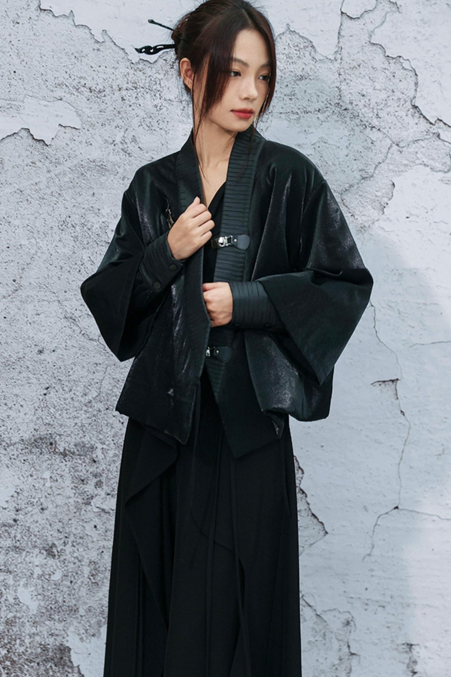 ブライトシルクプリーツジャケット