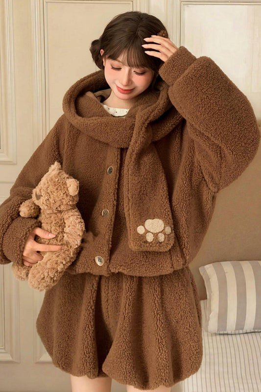 Baer Kapuzen-Fleecejacke + Hose