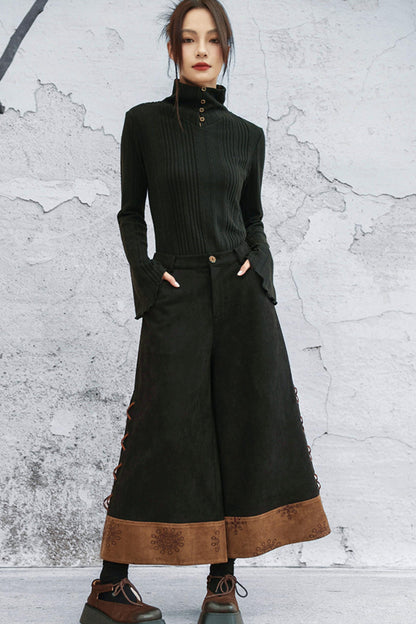 トゥーウェイカラーニットトップ