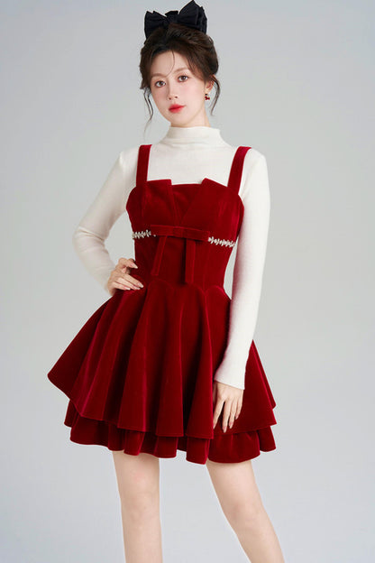 Velvet Camisole Dress