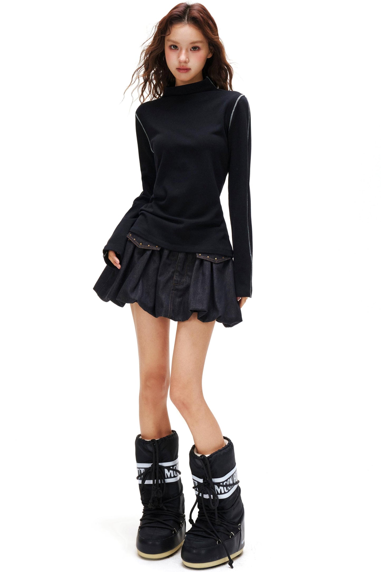 Moose cashmere slim sweater