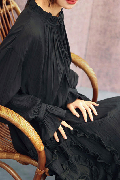 Mantic Black Long Dress