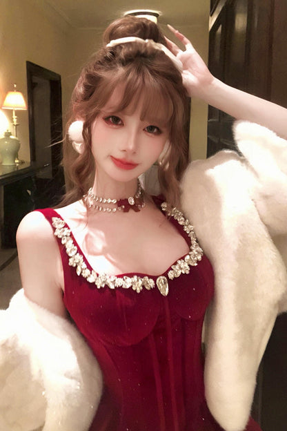 Sparkling Diamond Rhinestone Necklace