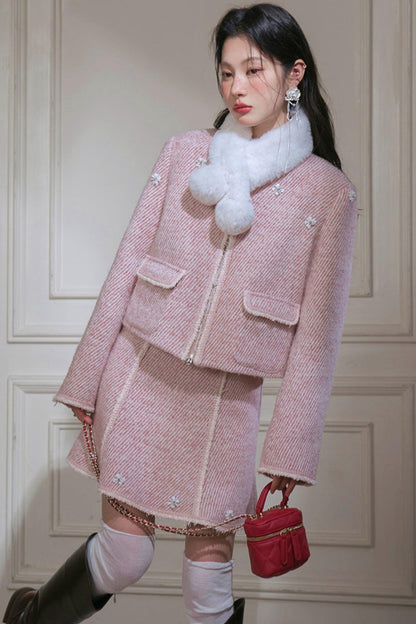 Sweet Tweed Coat + Skirt + Scarf