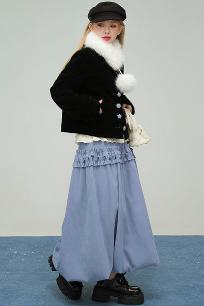 スウィートハートラッフルドバッドスカート