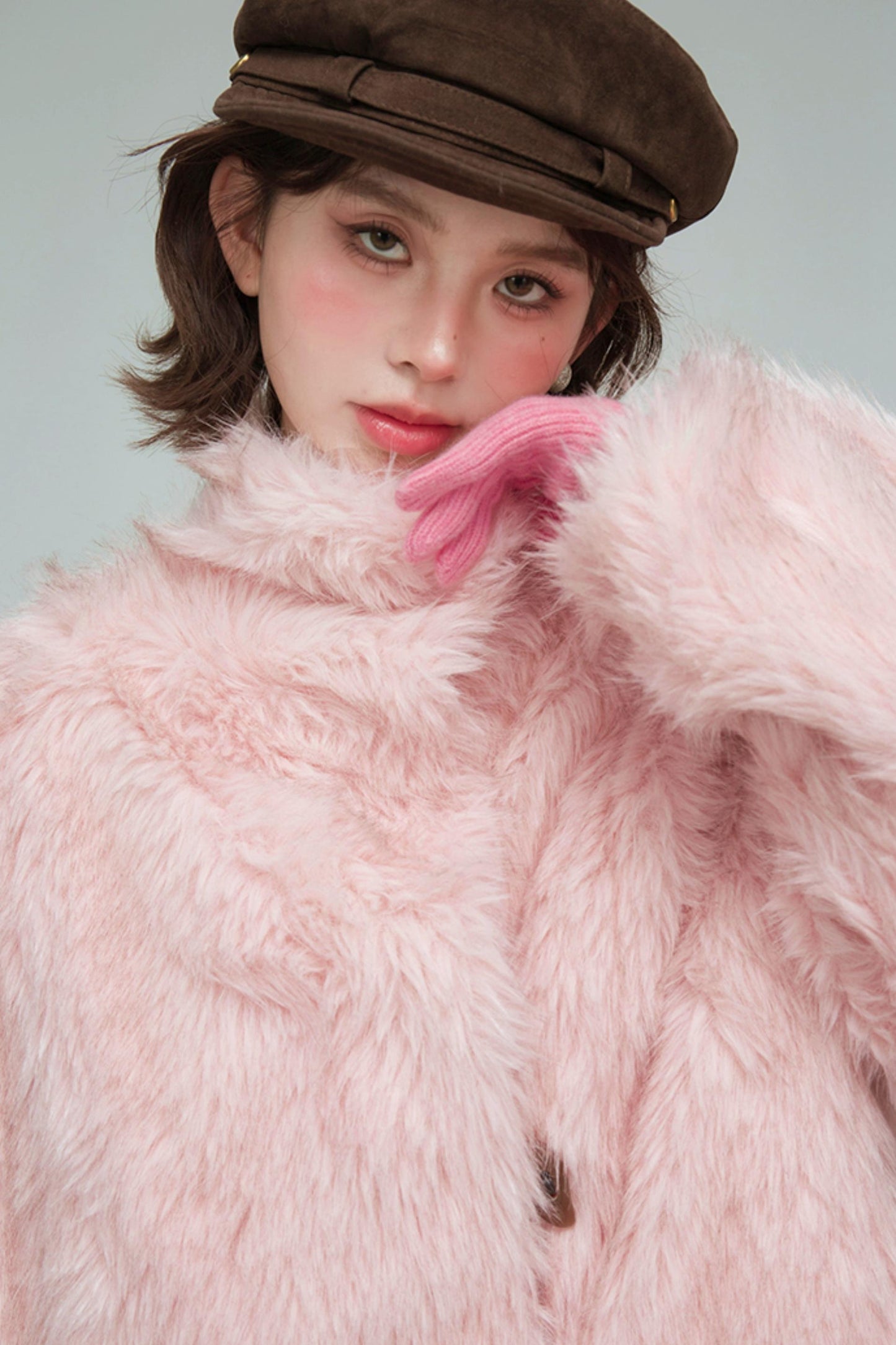 フラッフィートリムジャケット