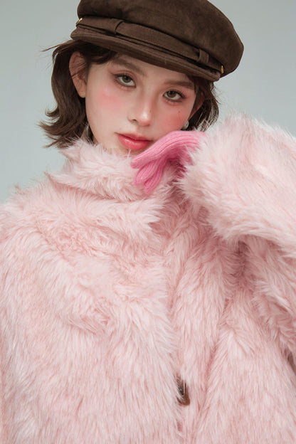 フラッフィートリムジャケット