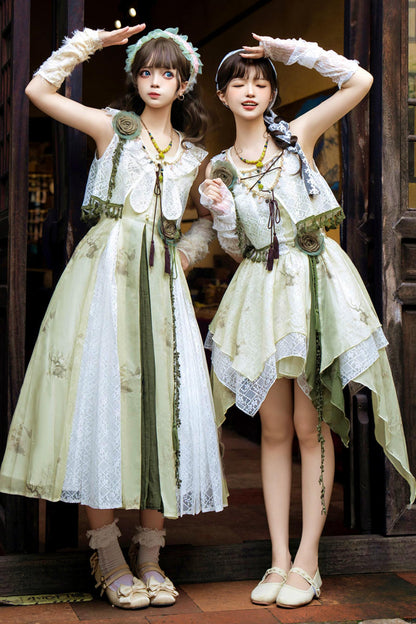 スウィートリゾートスタイルロリータサンドレスセット