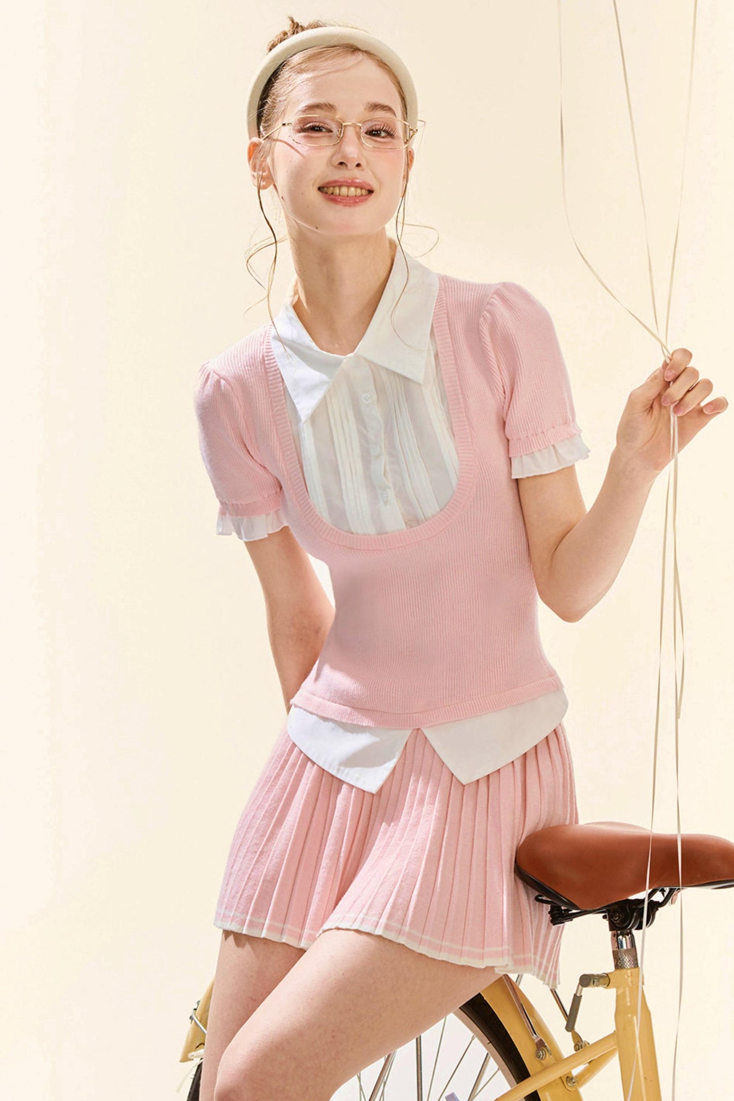 Pink Preppy Girl Set