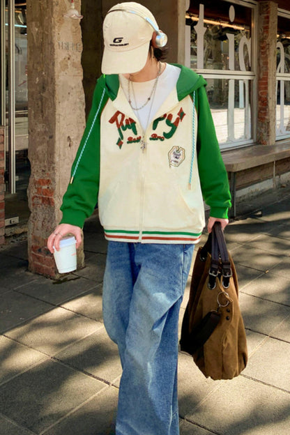 Mori Embroidered Hooded Jacket