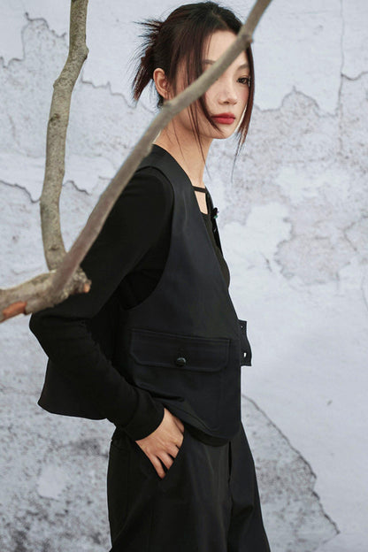 モードマルチポケットVネックベスト